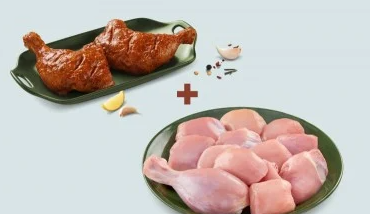 Combo: (480g Premium Chicken Skinless Curry Cut + Tandoori Chicken Legs)